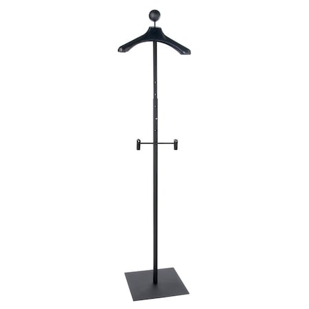 Luggage Loader MAUF1-MAB Mens Floor Standing Costumer with Hanger, Black - Matte LU2570423
